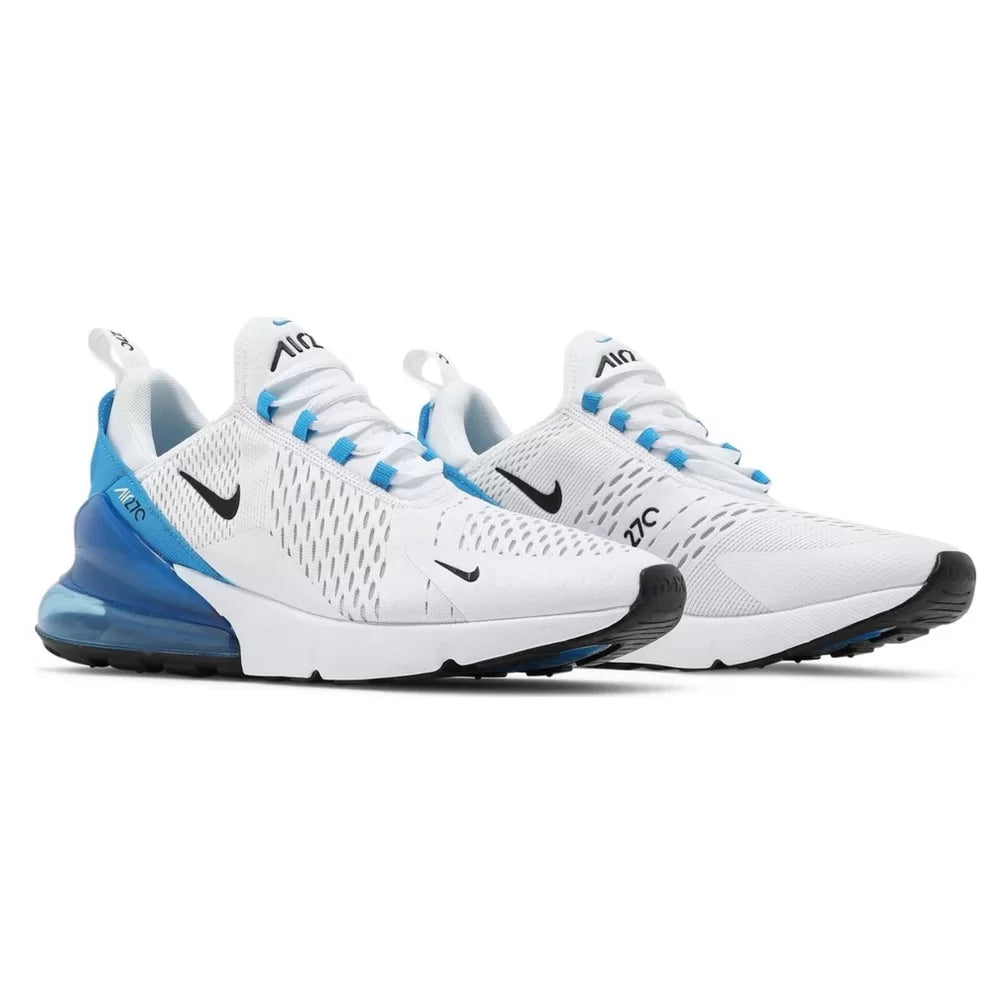 AIR MAX 270 WHITE BLACK PHOTO BLUE