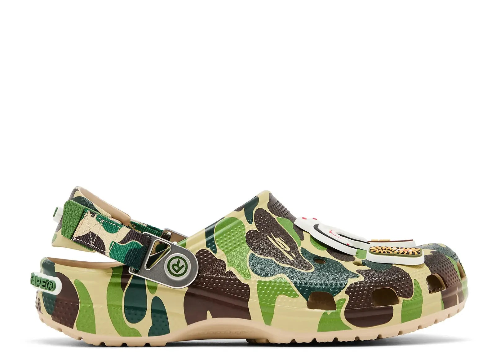 CROCS CLASSIC CLOG A BATHING APE ABC CAMO GREEN