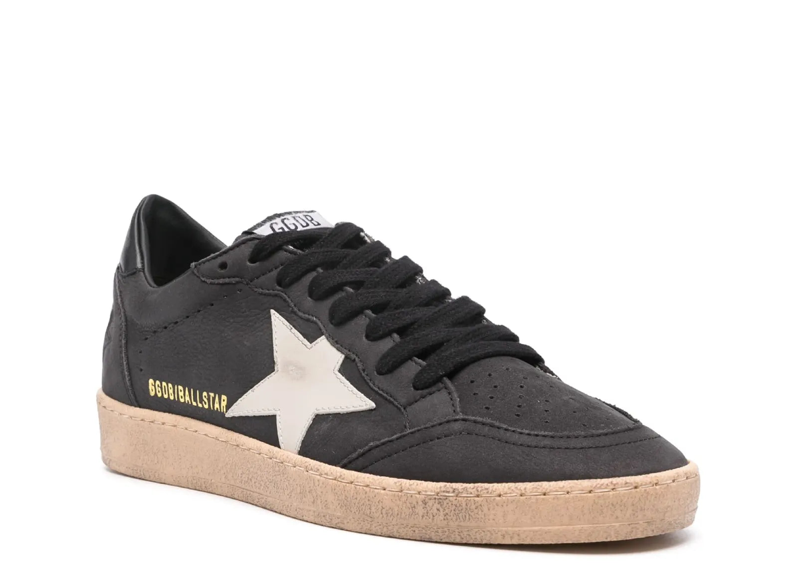 GOLDEN GOOSE BALL-STAR BLACK SUEDE