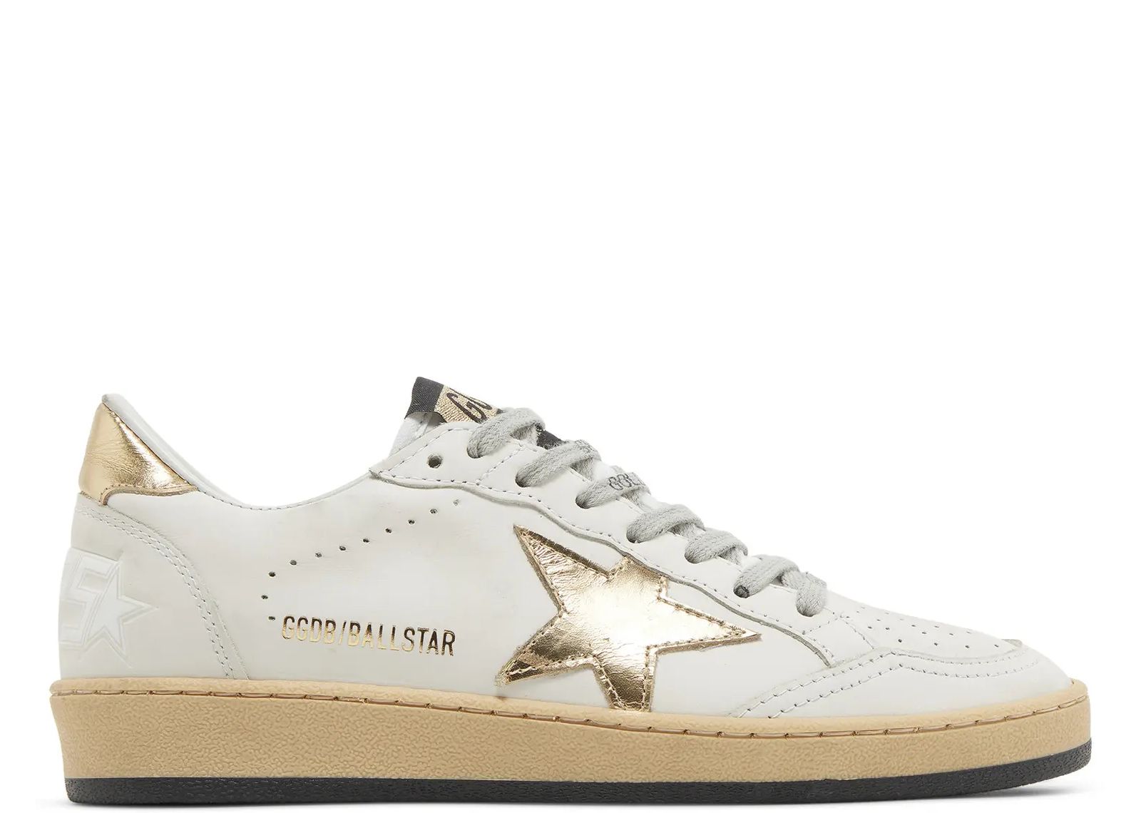 GOLDEN GOOSE BALL-STAR GOLD STAR GOLD HEEL (W)