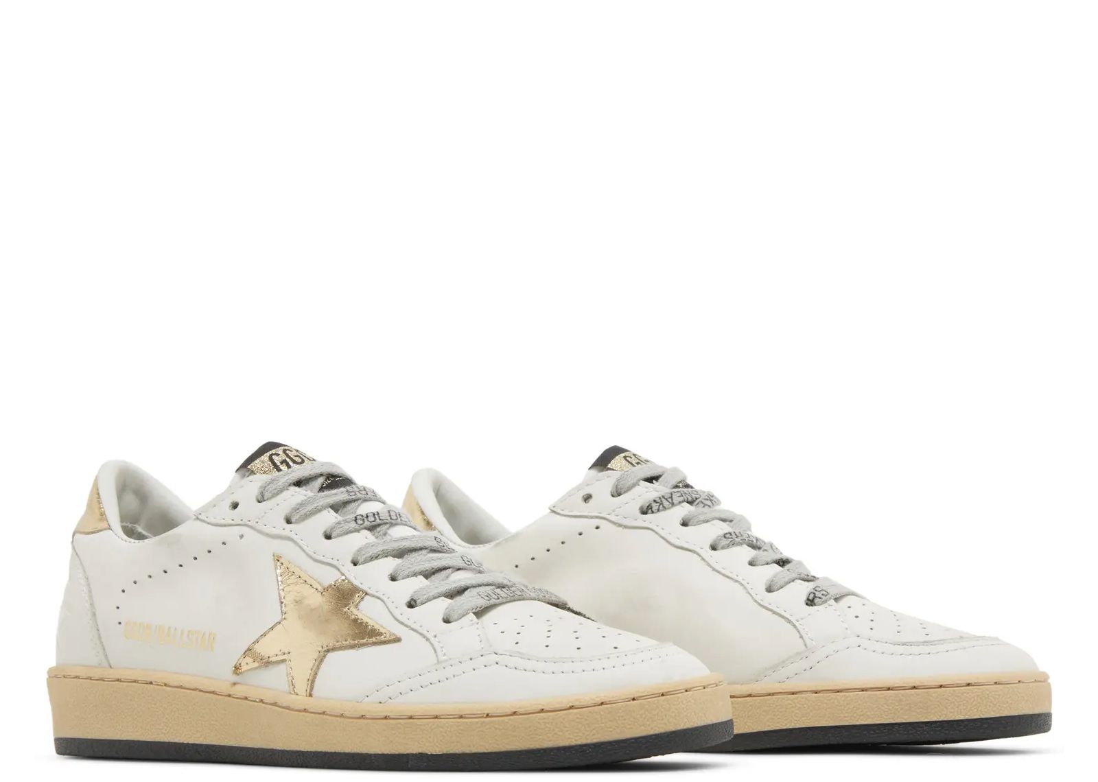 GOLDEN GOOSE BALL-STAR GOLD STAR GOLD HEEL (W)