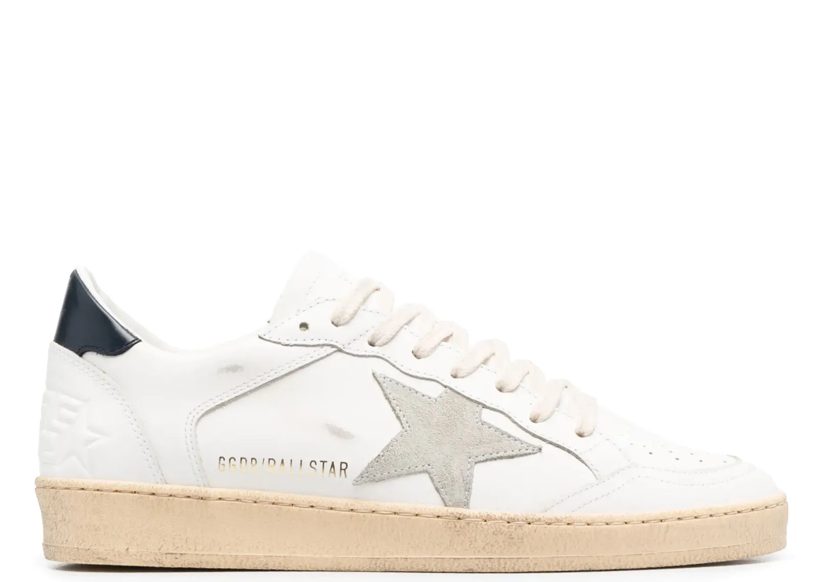 GOLDEN GOOSE BALL-STAR WHITE LEATHER