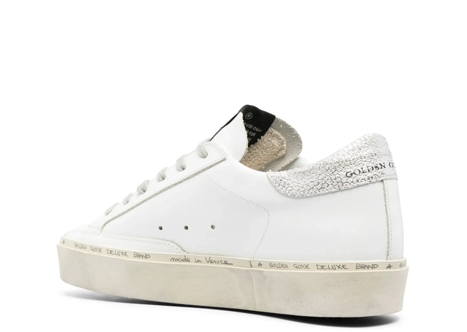 GOLDEN GOOSE HI-STAR WHITE LEATHER (W)