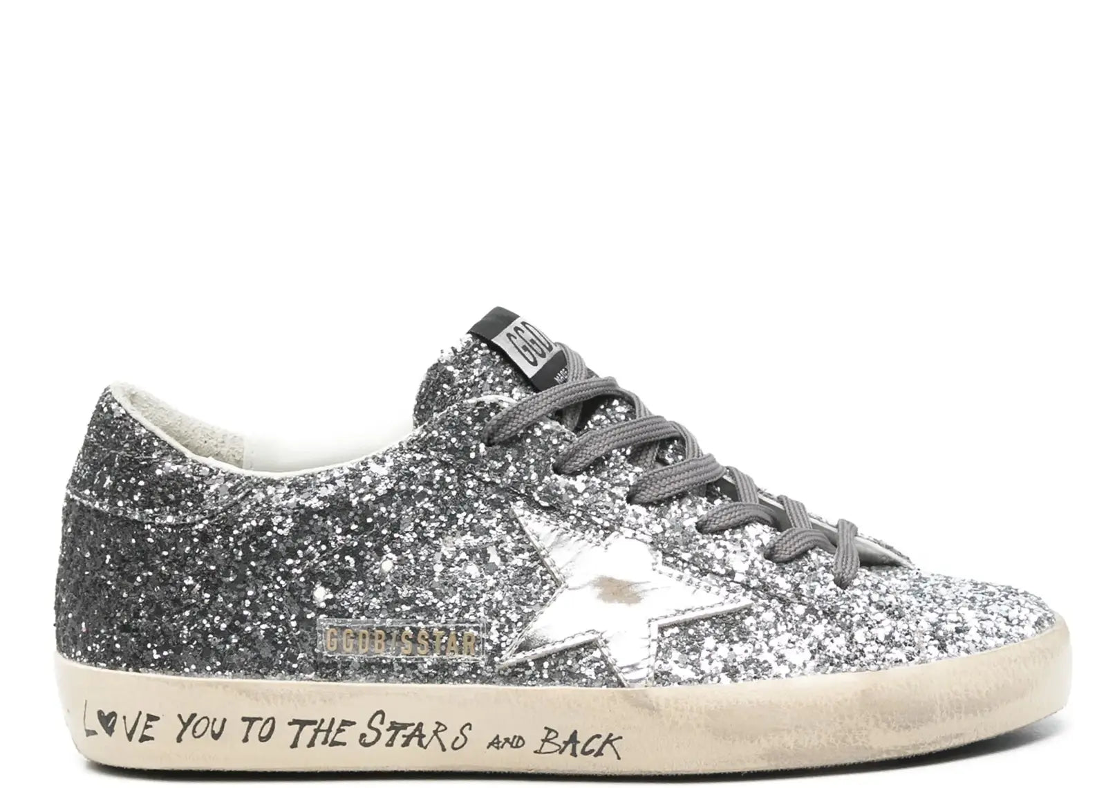 GOLDEN GOOSE SUPER-STAR GLITTER LOVE YOU TO THE STARS AND BACK (W)