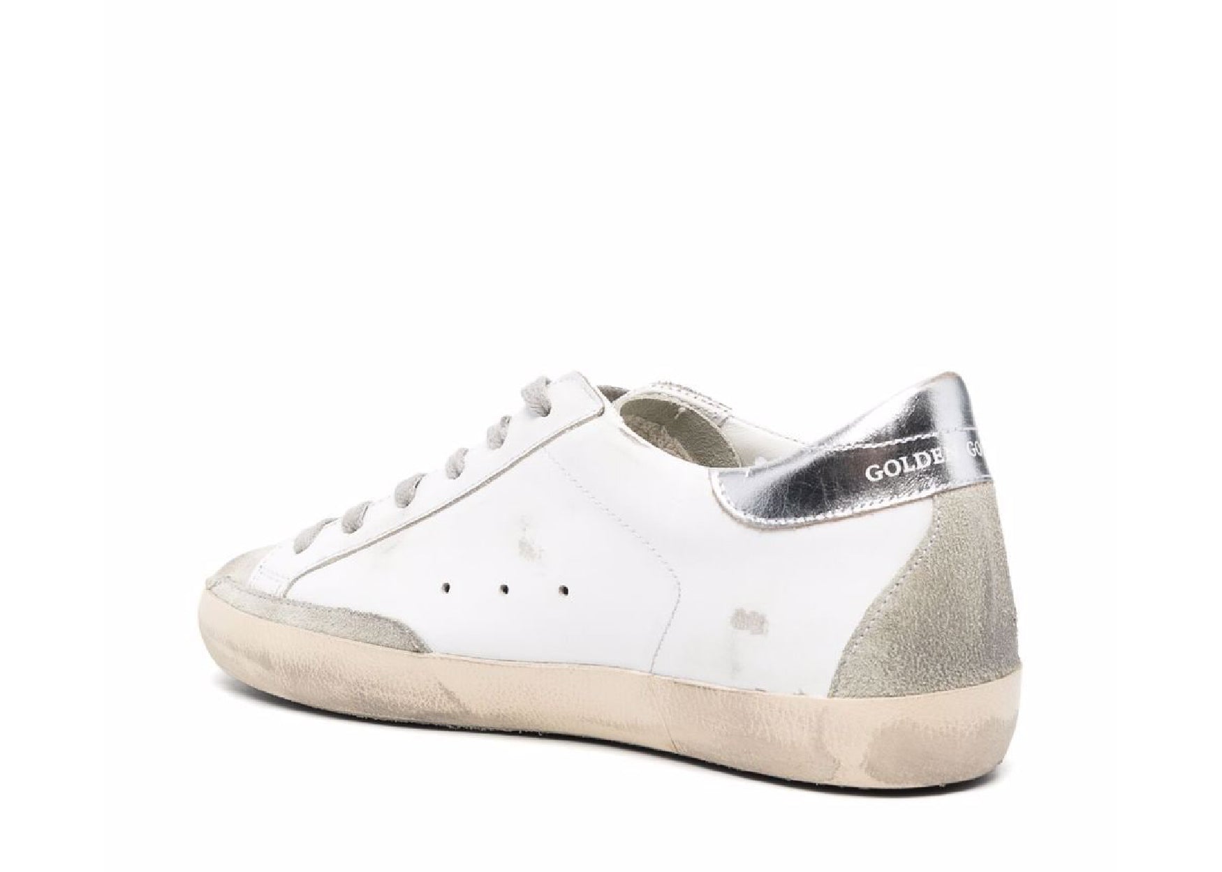 GOLDEN GOOSE SUPER-STAR ICE WHITE ORCHID PINK (W)