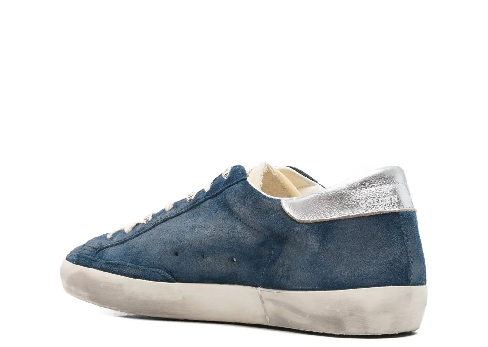GOLDEN GOOSE SUPER-STAR INDIGO LEATHER