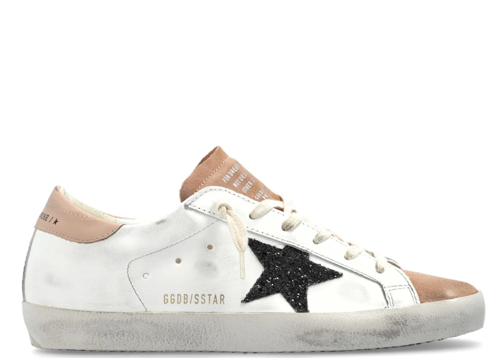 GOLDEN GOOSE SUPER-STAR MILK PINK DARK BLUE (W)