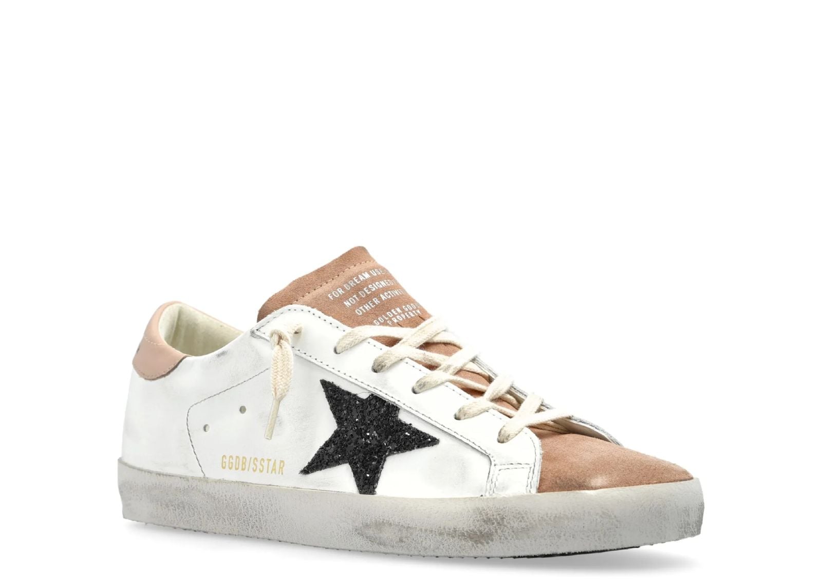 GOLDEN GOOSE SUPER-STAR MILK PINK DARK BLUE (W)