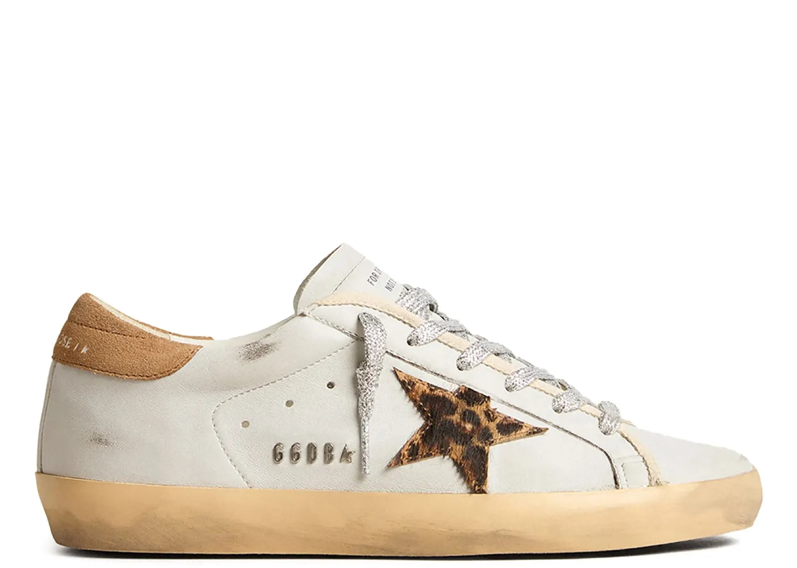 GOLDEN GOOSE SUPER-STAR POWDER BLUE LEOPARD STAR (W)