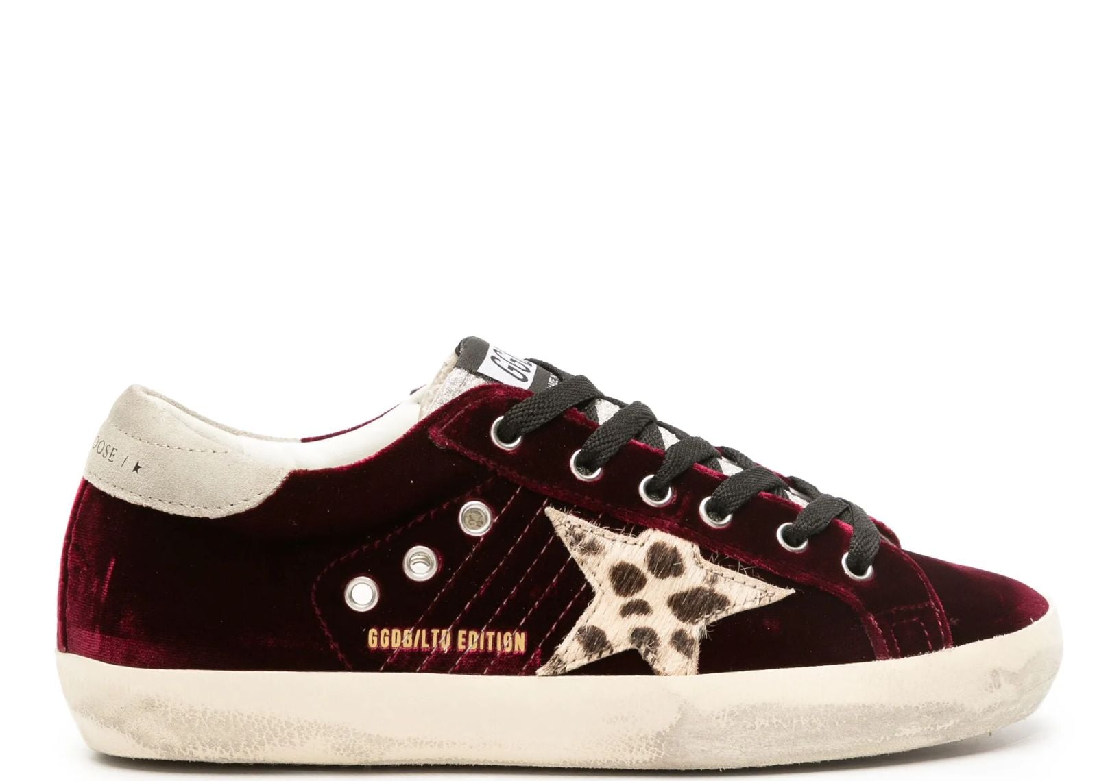 GOLDEN GOOSE SUPER-STAR RUBY RED VELVET (W)