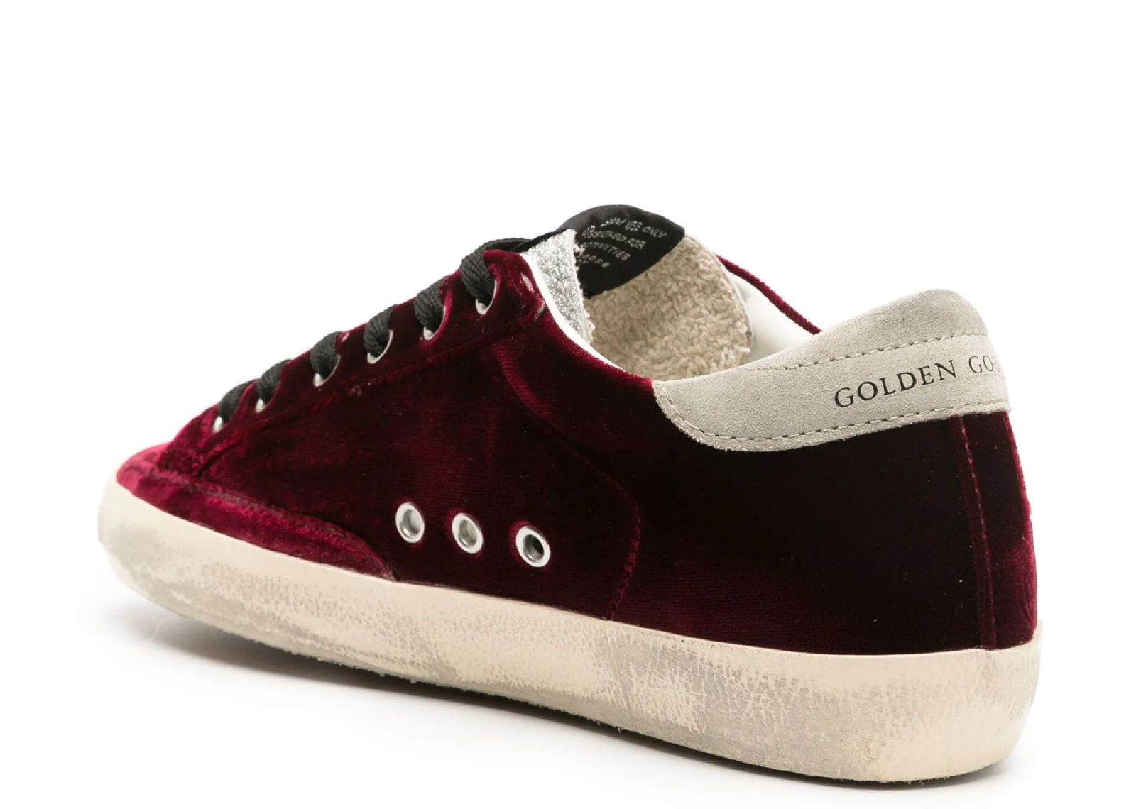 GOLDEN GOOSE SUPER-STAR RUBY RED VELVET (W)