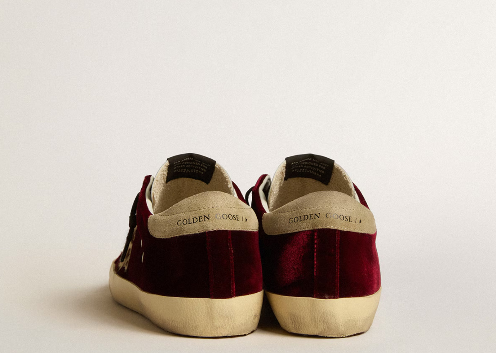 GOLDEN GOOSE SUPER-STAR RUBY RED VELVET (W)