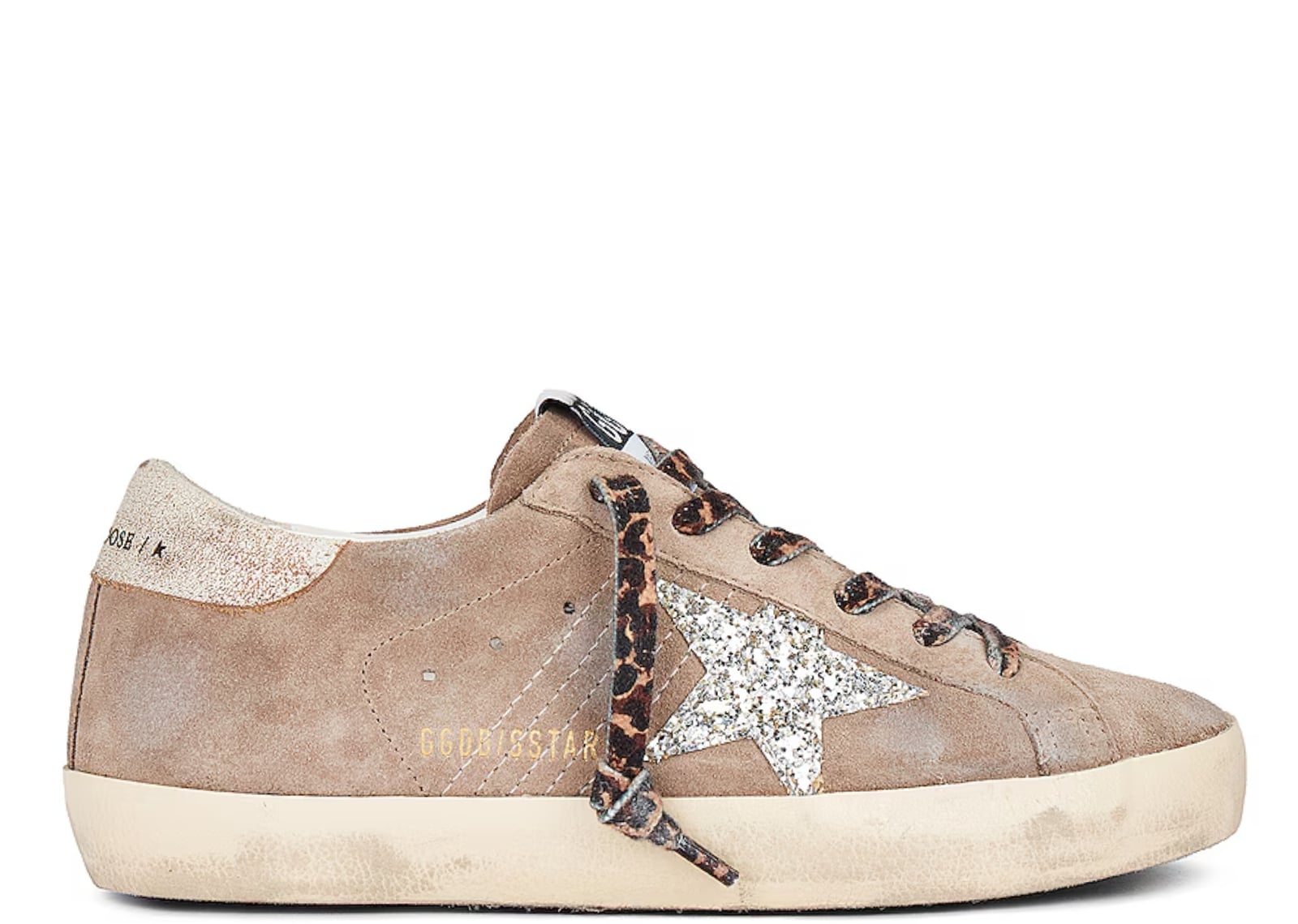 GOLDEN GOOSE SUPER-STAR TAUPE PLATINUM WHITE ECRU (W)