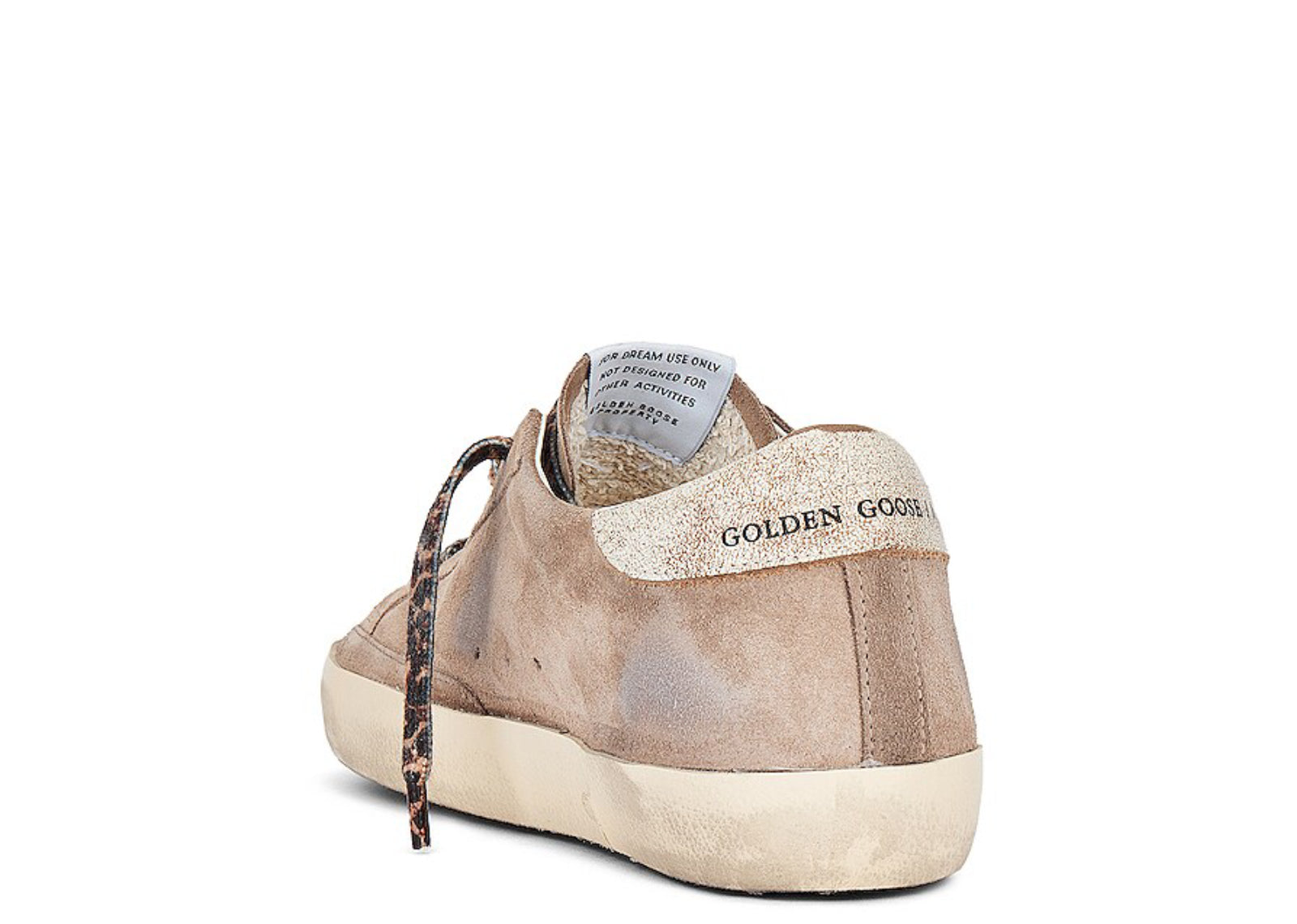GOLDEN GOOSE SUPER-STAR TAUPE PLATINUM WHITE ECRU (W)