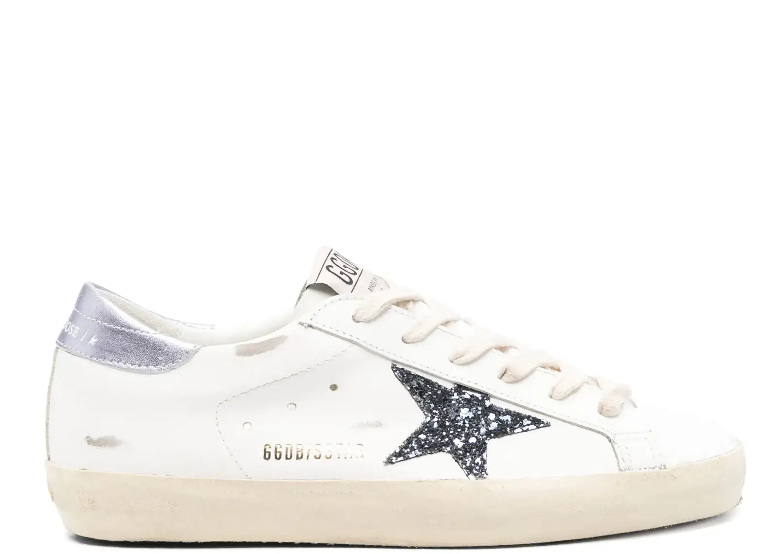 GOLDEN GOOSE SUPER-STAR WHITE BLACK GLICINE (W)