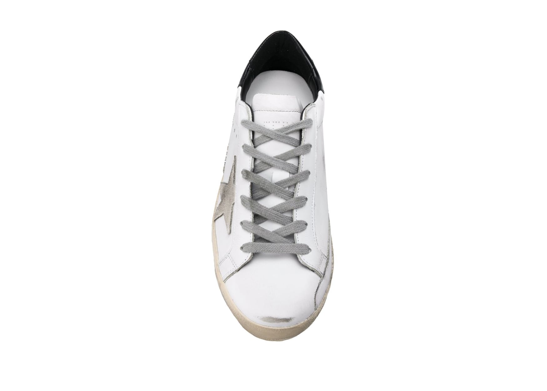 GOLDEN GOOSE SUPER-STAR WHITE BLACK (W)