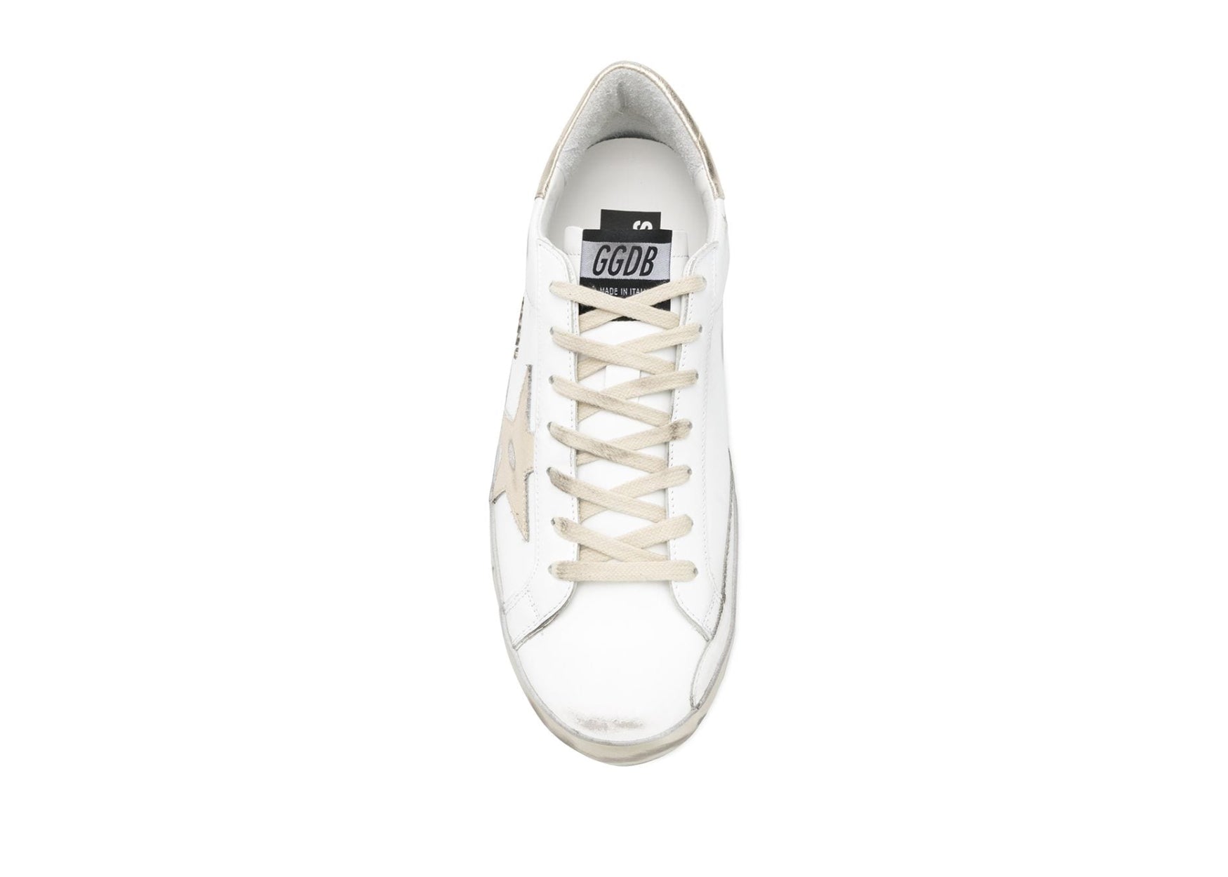 GOLDEN GOOSE SUPER-STAR WHITE BLACK