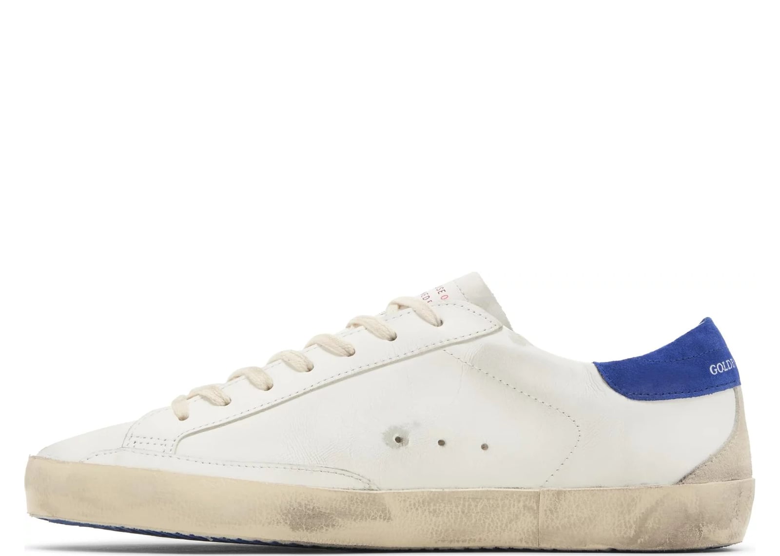 GOLDEN GOOSE SUPER-STAR WHITE SNAKE BLUE