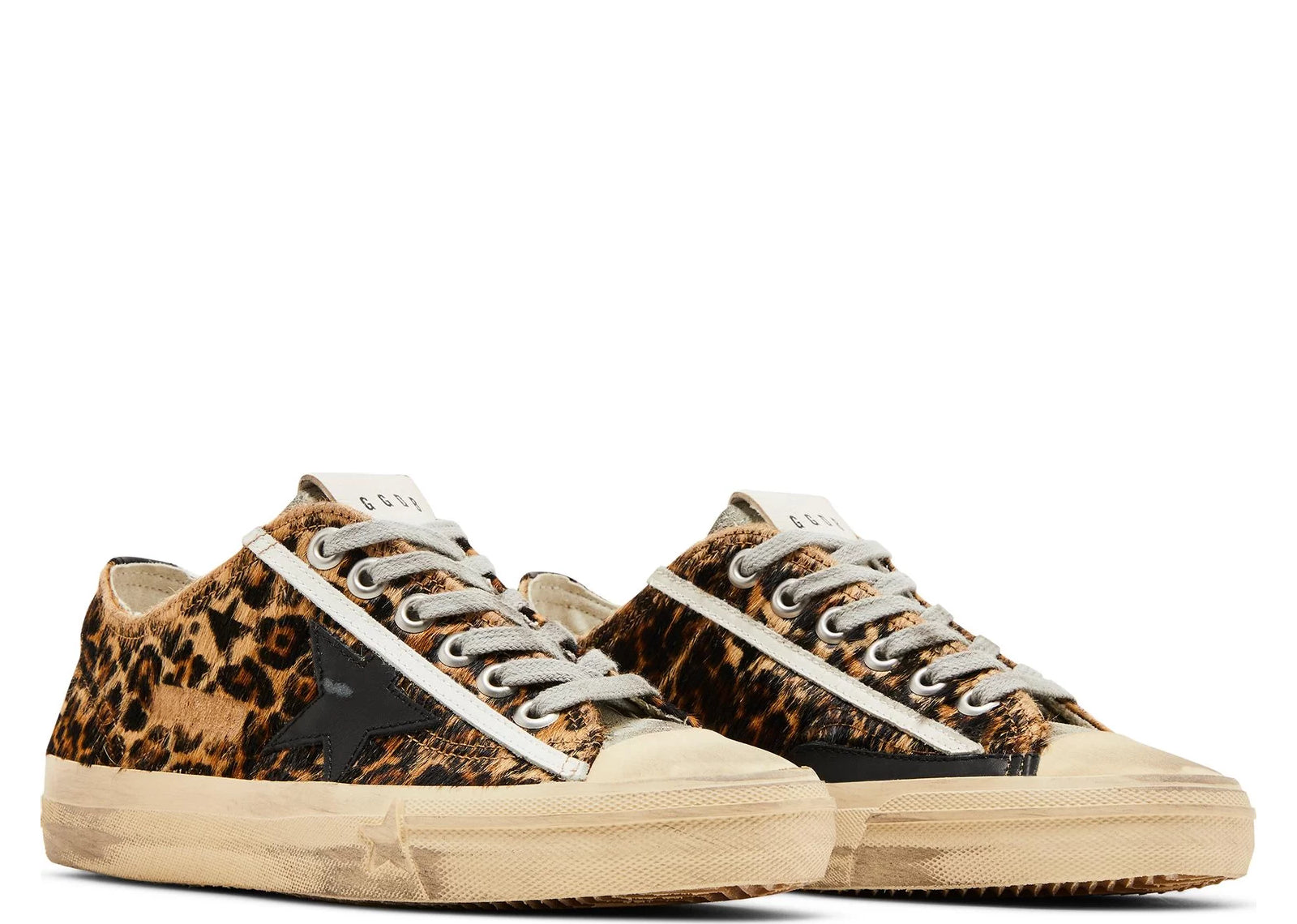 GOLDEN GOOSE V-STAR LEOPARD (W)