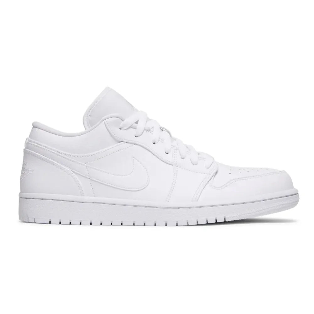 JORDAN 1 LOW TRIPLE WHITE