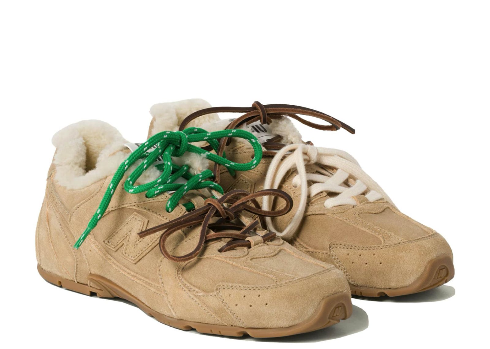 NEW BALANCE 530 SL MIU MIU ECRU SHEARLING (W)