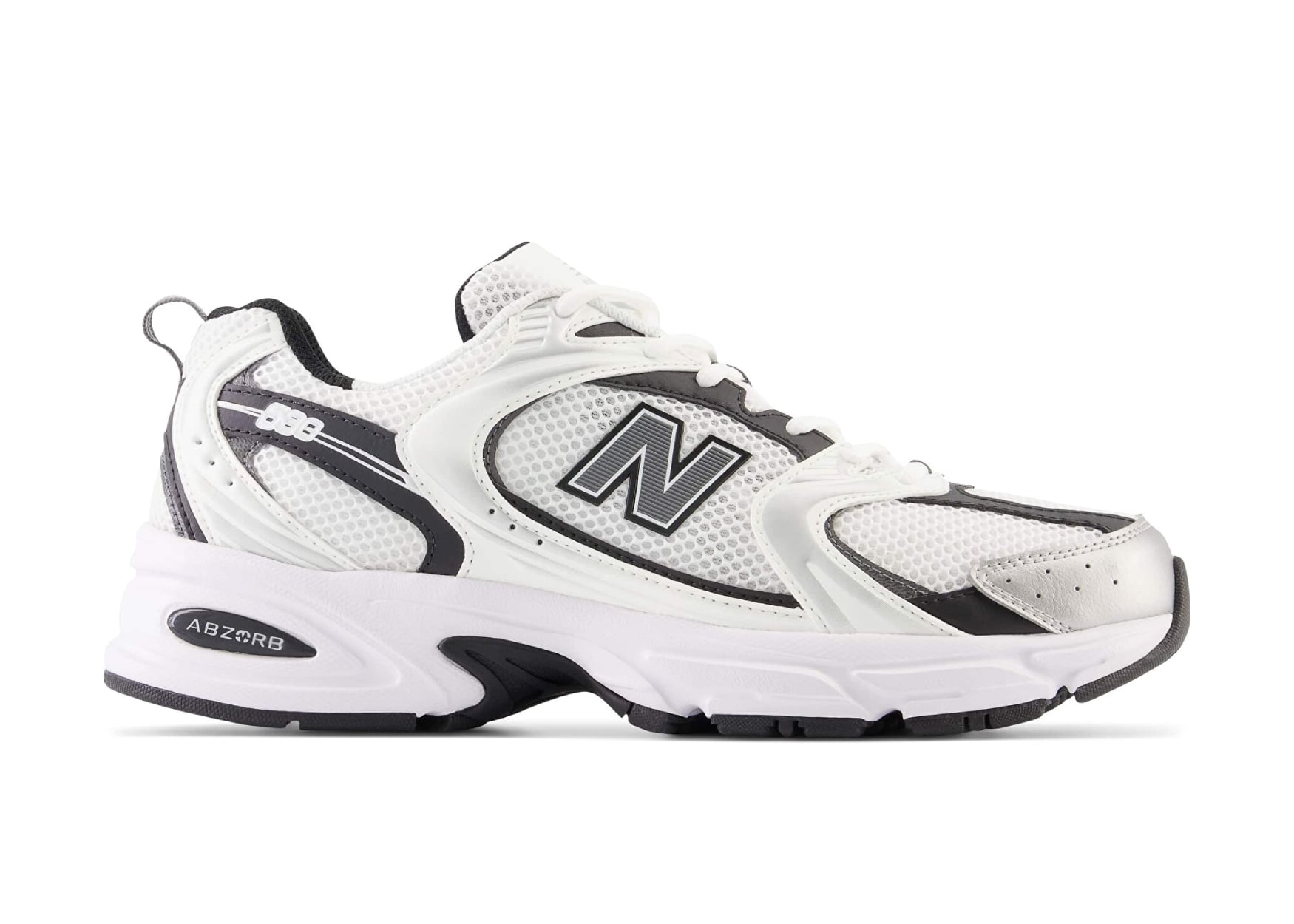 NEW BALANCE 530 WHITE SILVER METALLIC BLACK