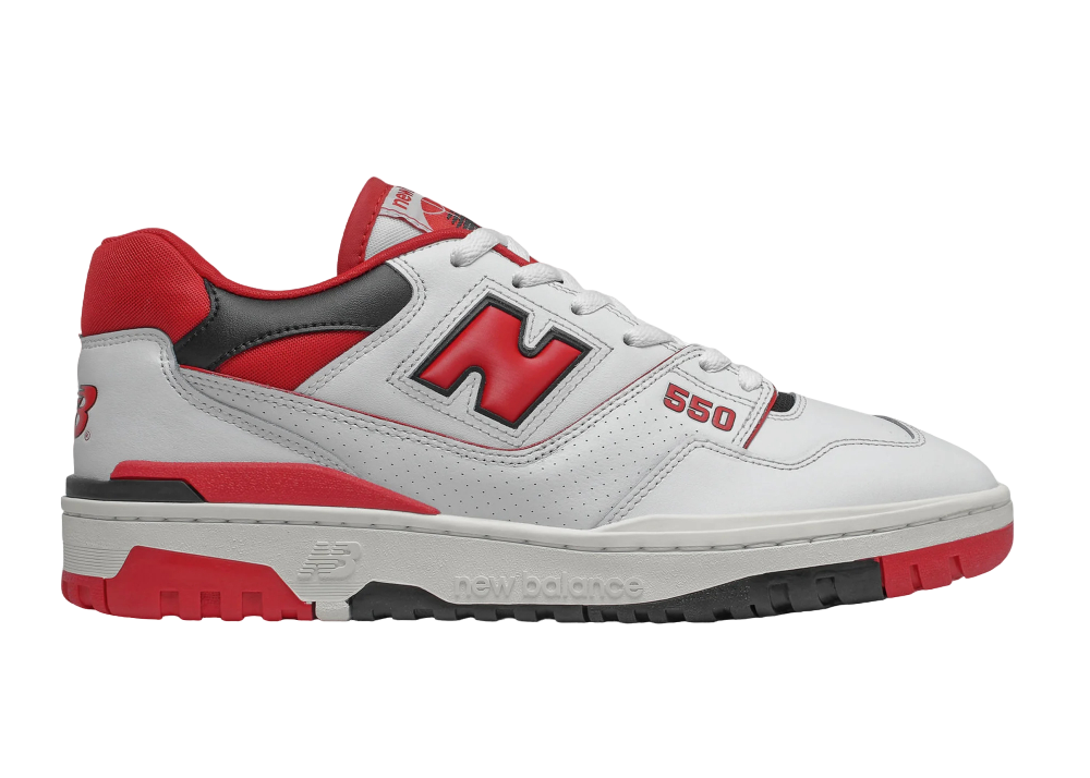 NEW BALANCE 550 WHITE RED