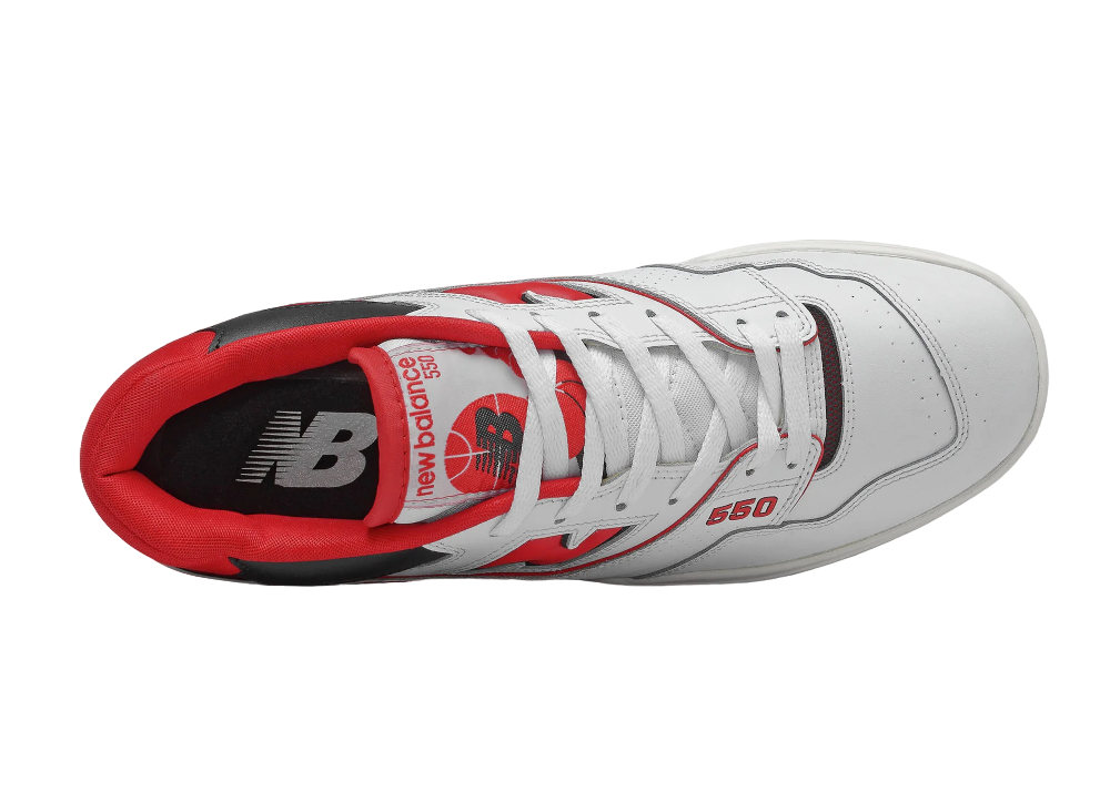 NEW BALANCE 550 WHITE RED