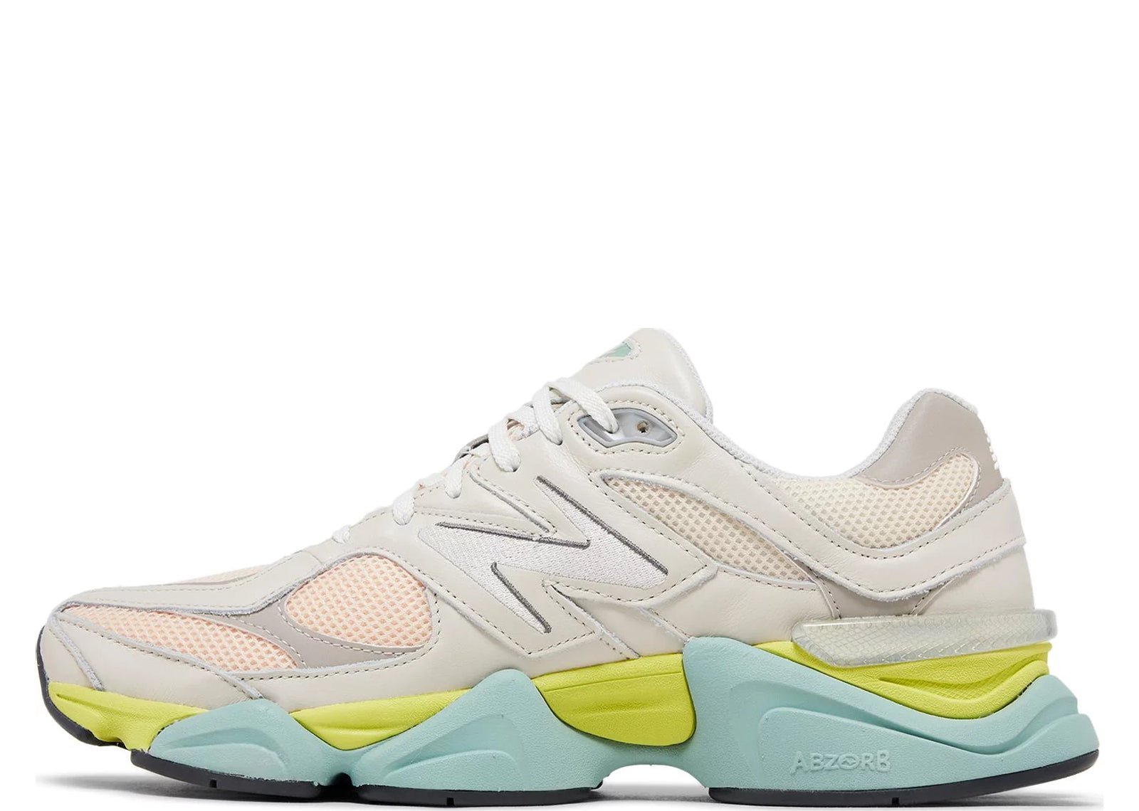 NEW BALANCE 9060 MOONBEAM VINTAGE ROSE LIME
