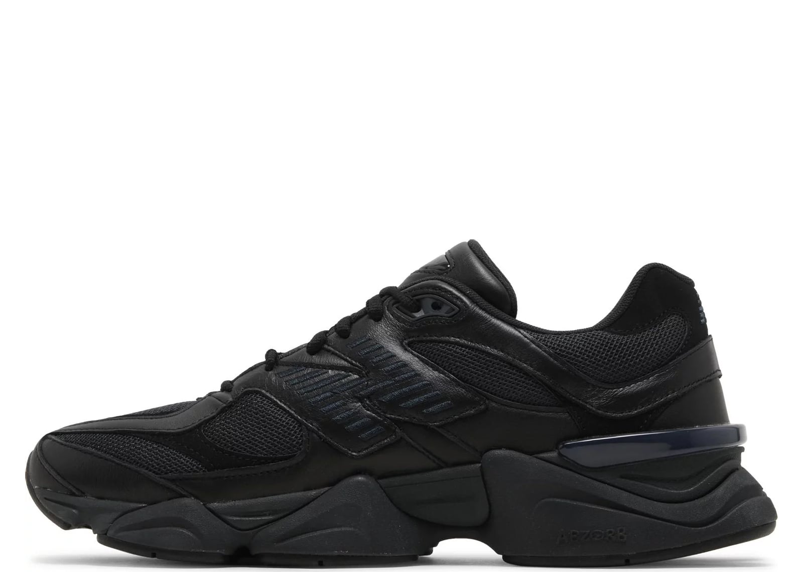 NEW BALANCE 9060 TRIPLE BLACK LEATHER