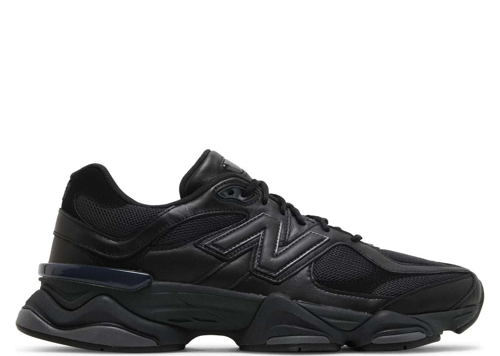 NEW BALANCE 9060 TRIPLE BLACK LEATHER