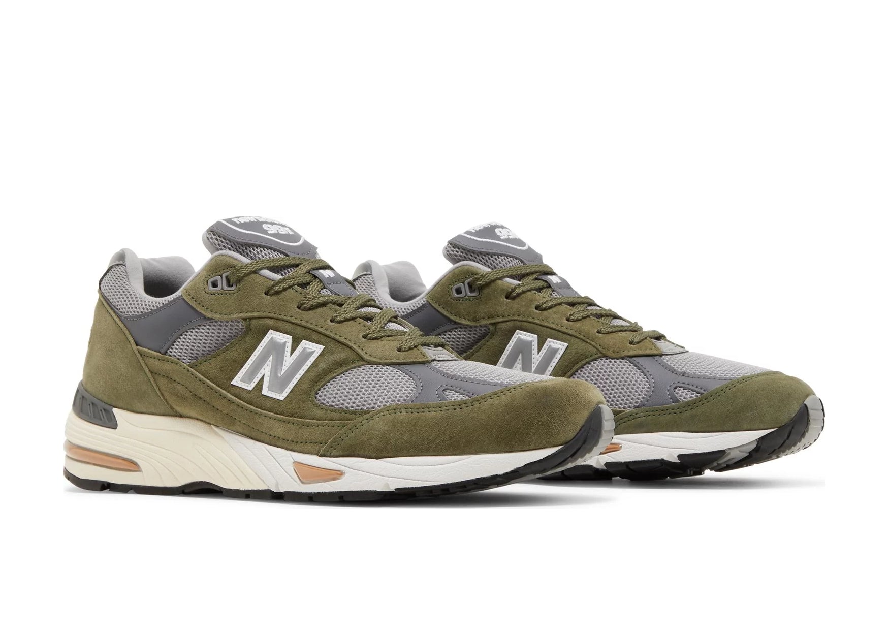 NEW BALANCE 991 MIUK DARK GREEN GREY TAN