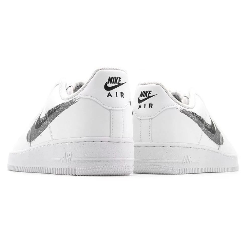 NİKE AIR FORCE 1 LOW ’07 SPRAY PAINT SWOOSH WHITE BLACK GREY