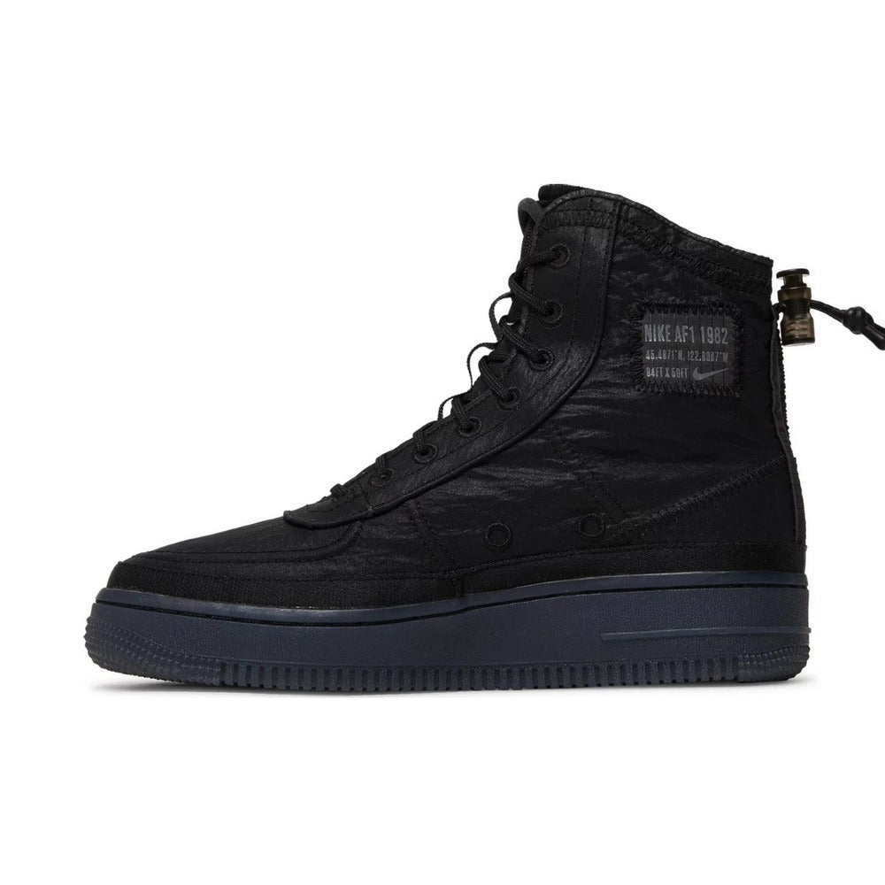 NİKE AIR FORCE 1 SHELL BLACK
