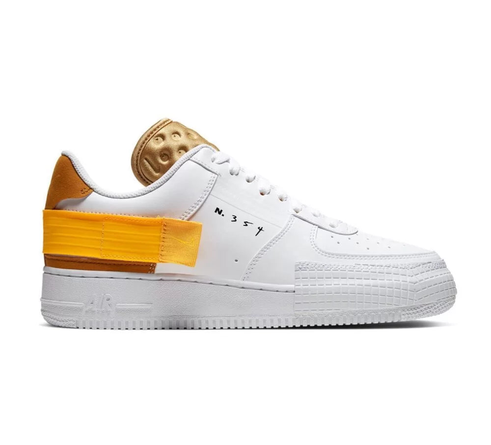 NİKE AIR FORCE 1 TYPE WHITE GOLD