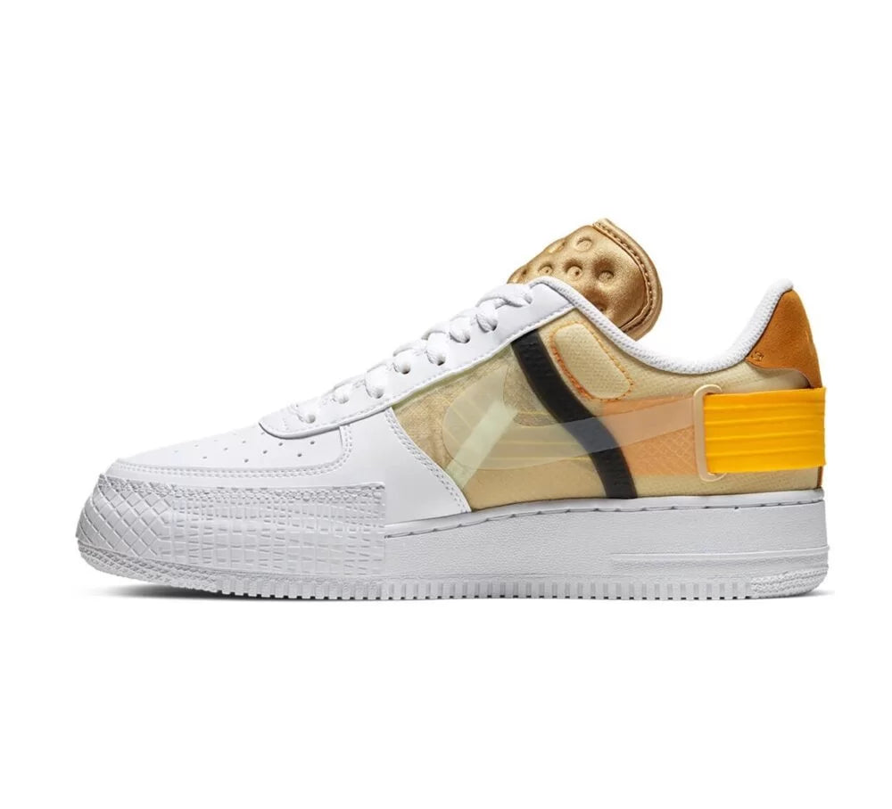 NİKE AIR FORCE 1 TYPE WHITE GOLD