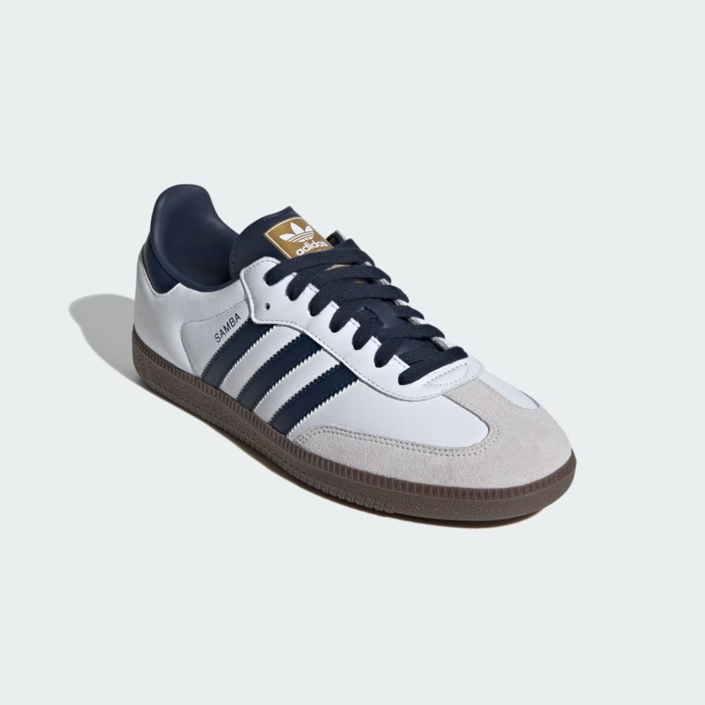 ADIDAS SAMBA OG CLOUD WHITE/COLLEGIATE NAVY