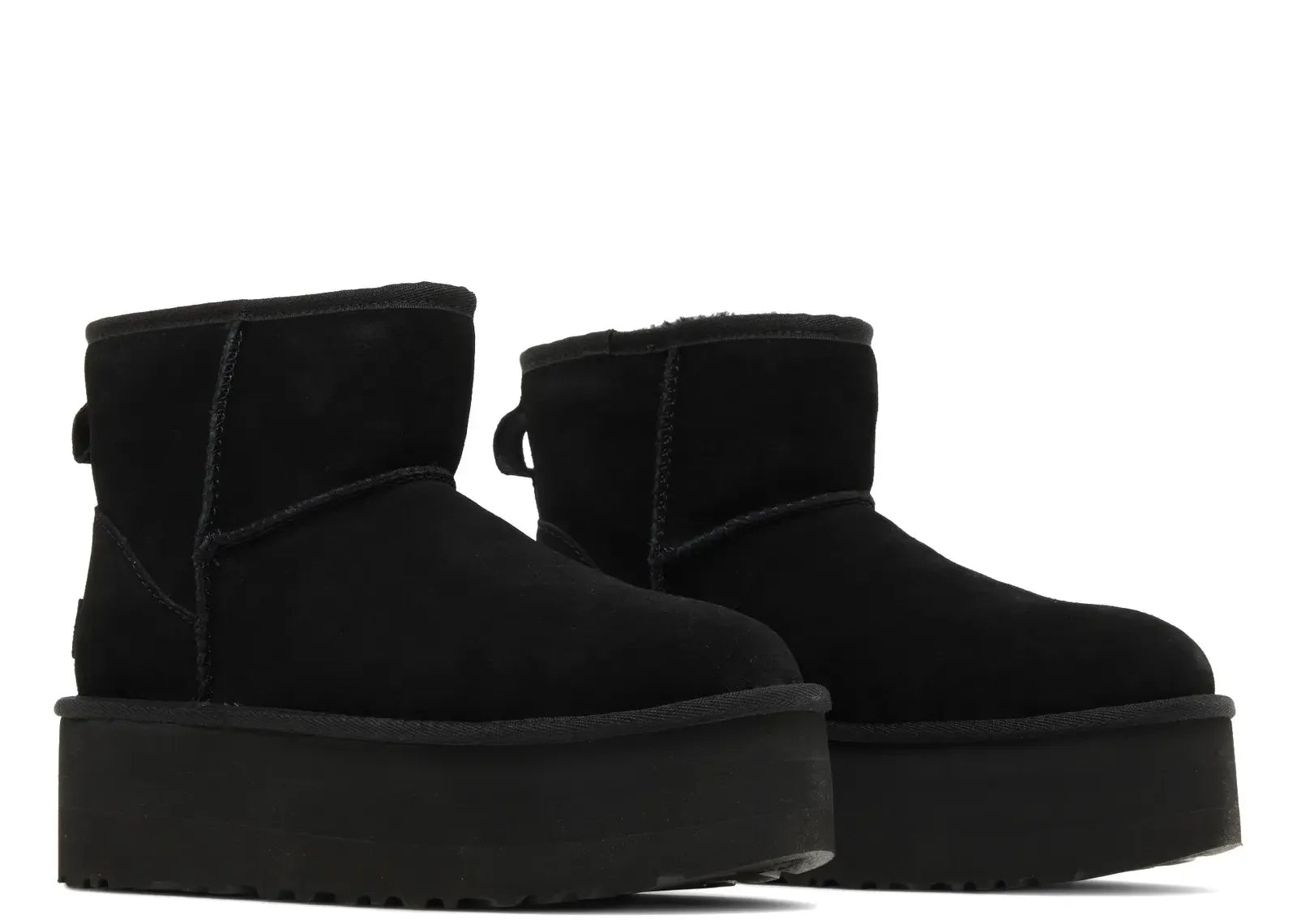 UGG CLASSIC MINI PLATFORM BOOT BLACK (W)