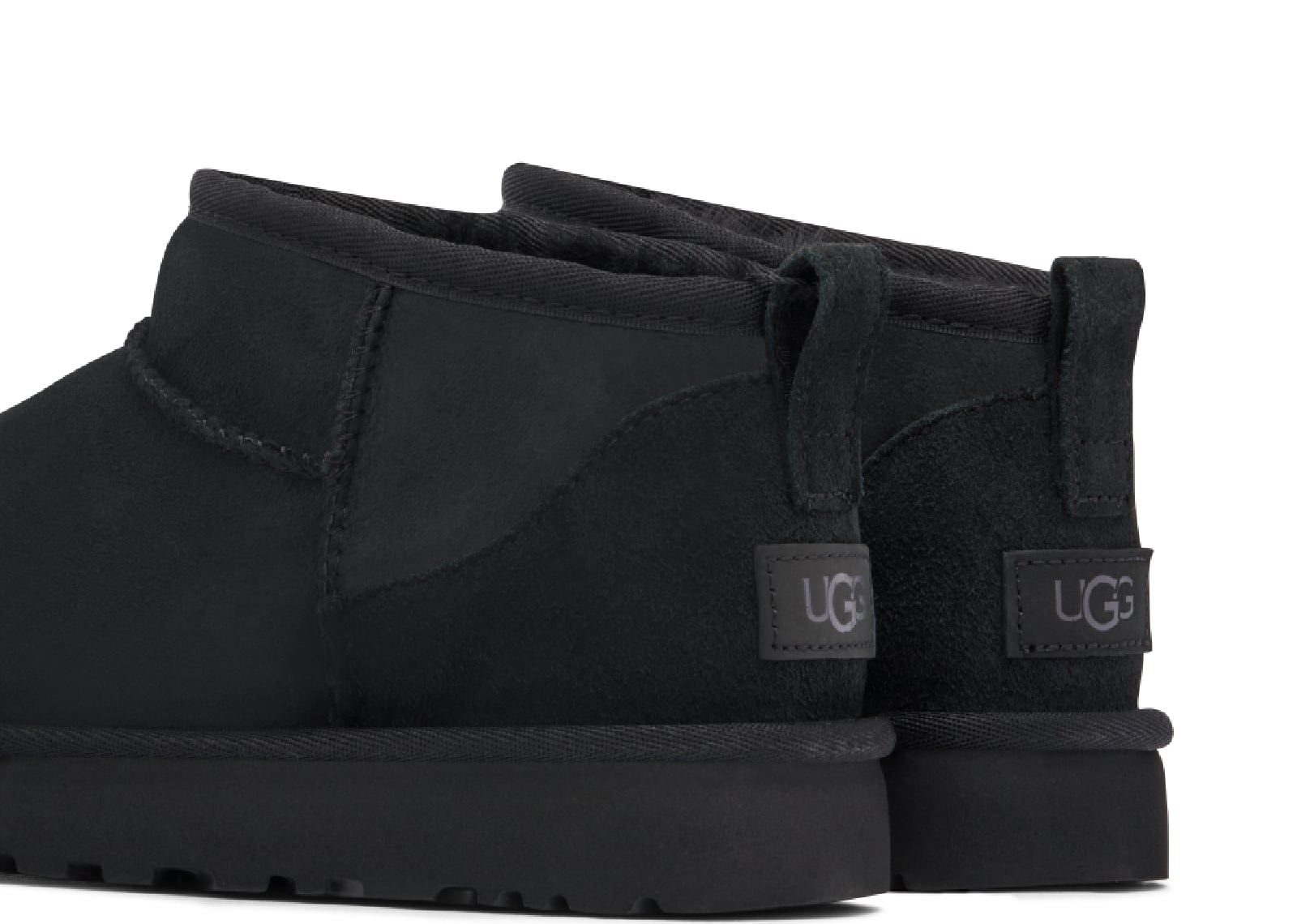 UGG CLASSIC ULTRA MINI BOOT BLACK (W)