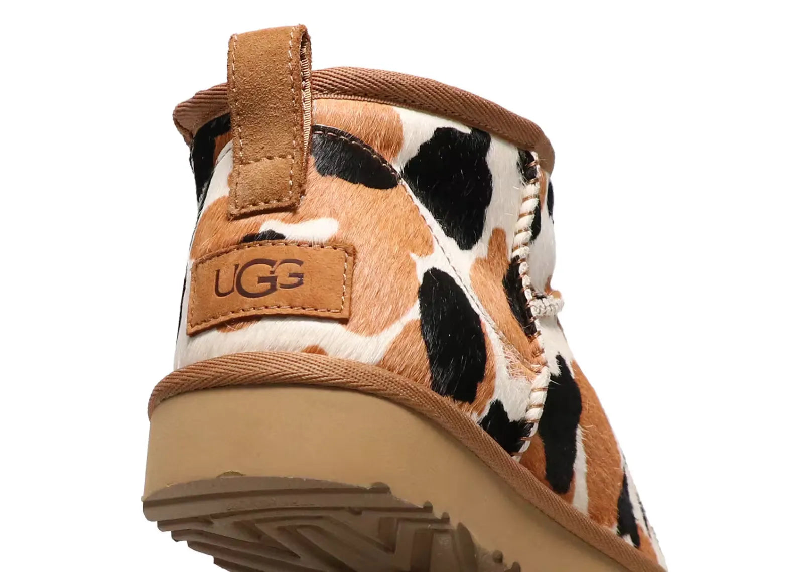 UGG CLASSIC ULTRA MINI BOOT COW PRINT (W)