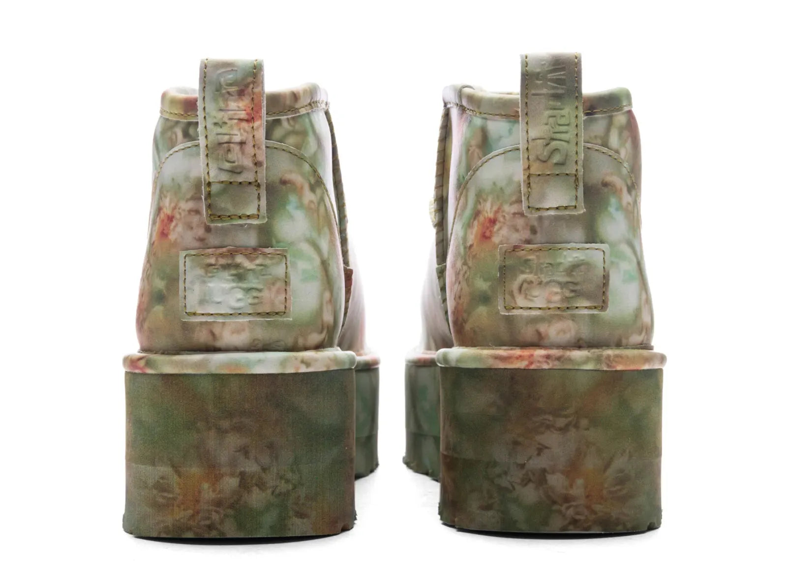UGG CLASSIC ULTRA MINI PLATFORM BOOT COLLINA STRADA GREEN FLORAL