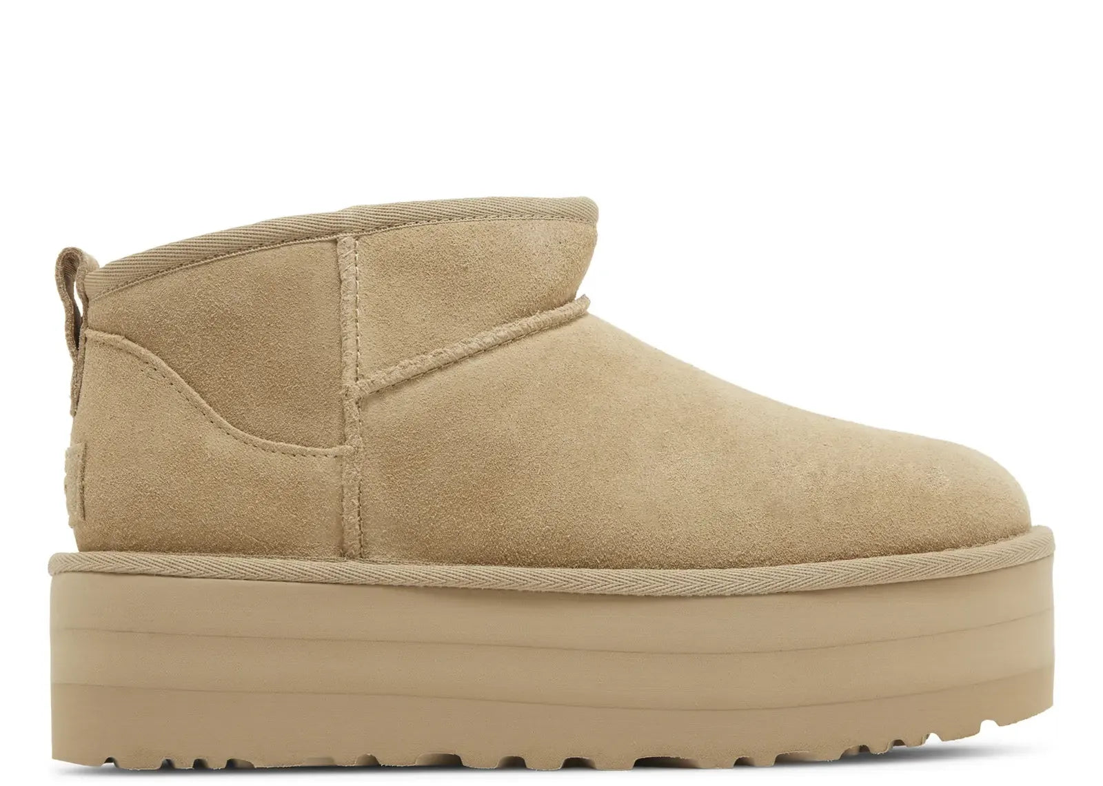 UGG CLASSIC ULTRA MINI PLATFORM BOOT MUSTARD SEED (W)
