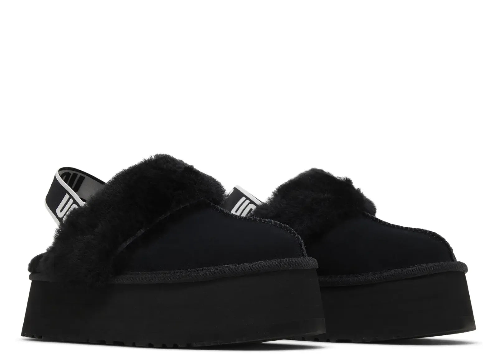 UGG FUNKETTE SLIPPER BLACK (W)