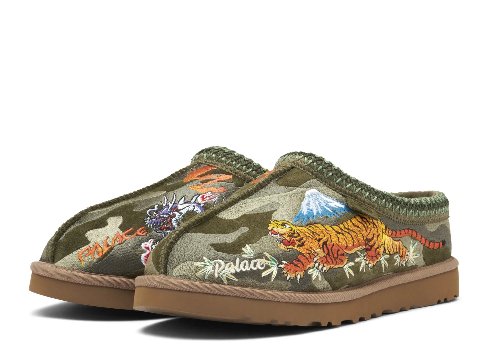 UGG TASMAN SLIPPER PALACE BURNT OLIVE CAMO