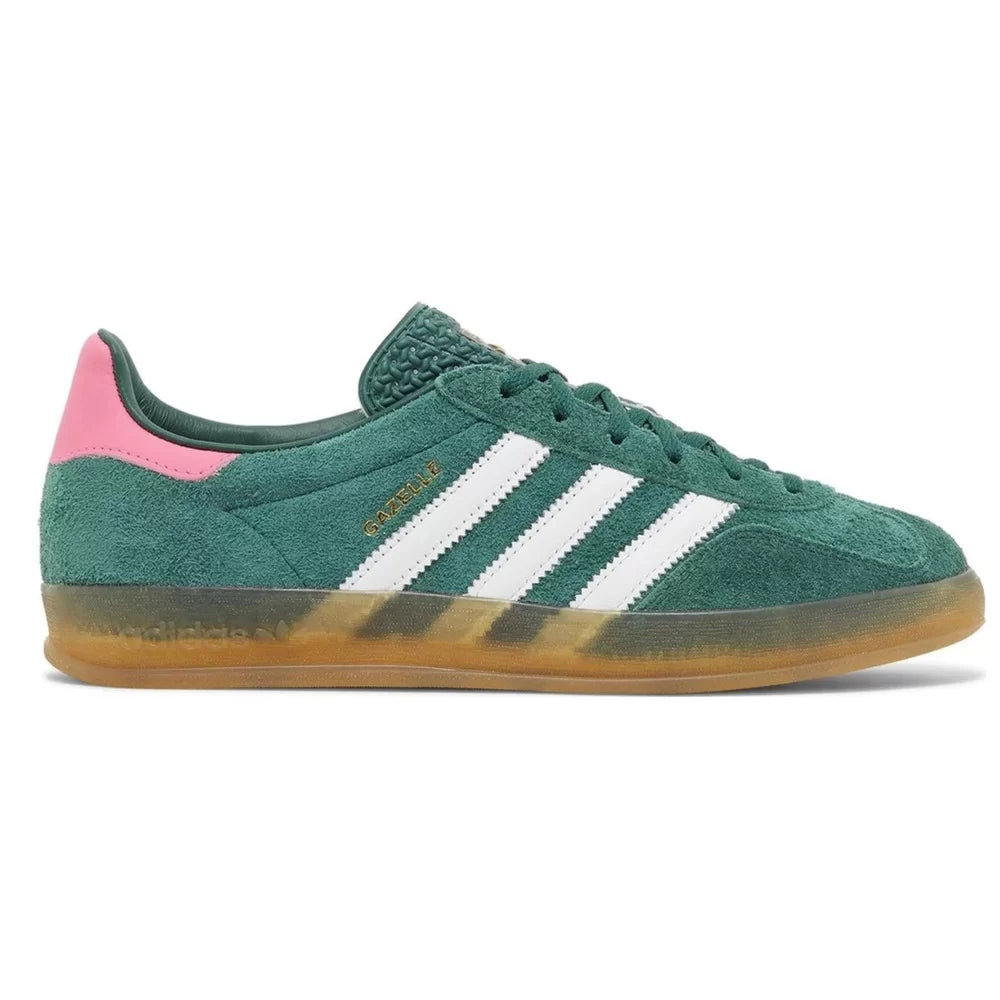 ADIDAS GAZELLE INDOOR COLLEGIATE GREEN LUCID PINK