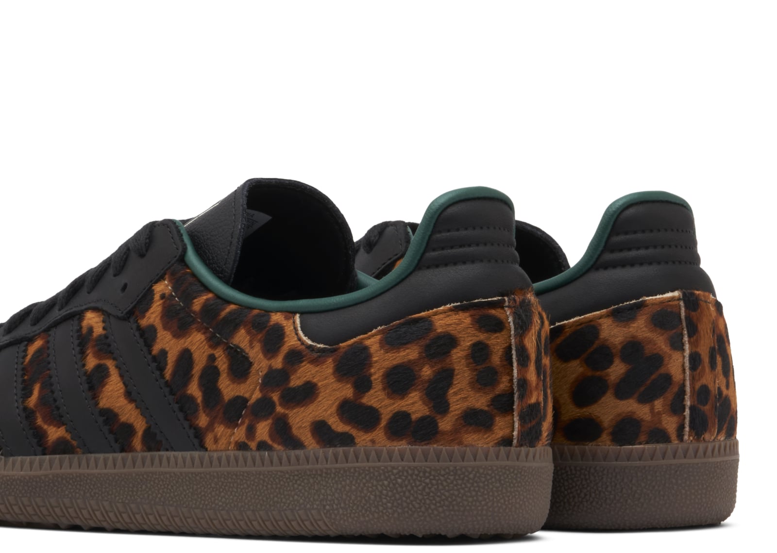 ADIDAS SAMBA OG BLACK GREEN LEOPARD (W)