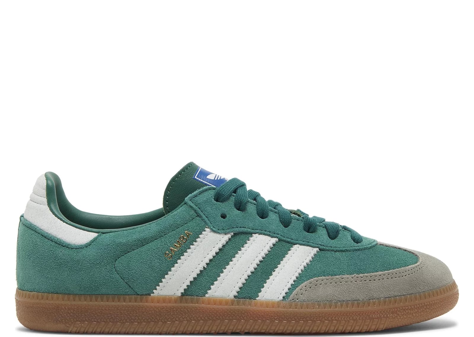 ADIDAS SAMBA OG COLLEGIATE GREEN GUM GREY TOE