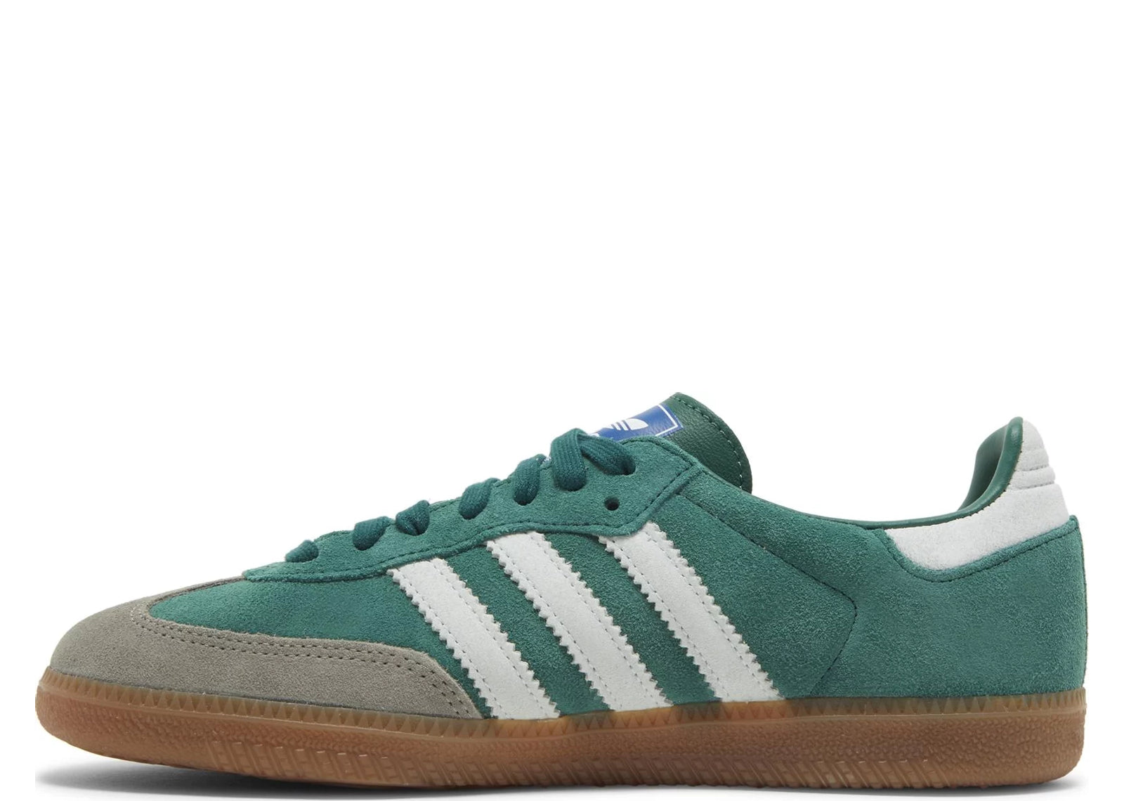 ADIDAS SAMBA OG COLLEGIATE GREEN GUM GREY TOE