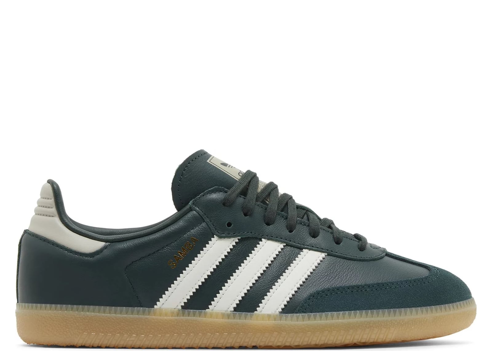 ADIDAS SAMBA OG MINERAL GREEN OFF WHITE PUTTY GREY (GS)