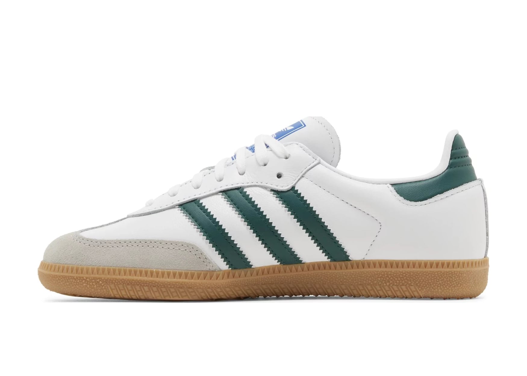 ADIDAS SAMBA OG WHITE COLLEGIATE GREEN GUM (GS)